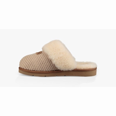 Chinelos UGG Cozy Knit Mulher Creme | PT-HRPFZ